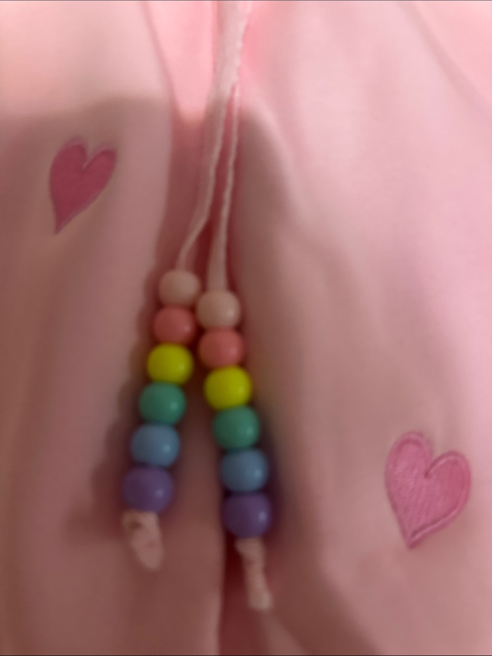 Lola + The Boys Pink Heart Embroidered Kids Pajama Set - Picture 7 of 13